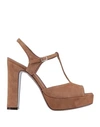 L'autre Chose Sandals In Beige