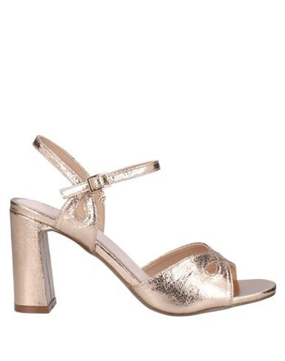 Maria Mare Sandals In Gold