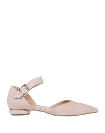 Formentini Ballet Flats In Beige