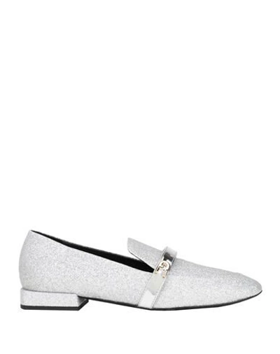 Furla Loafers In Silver