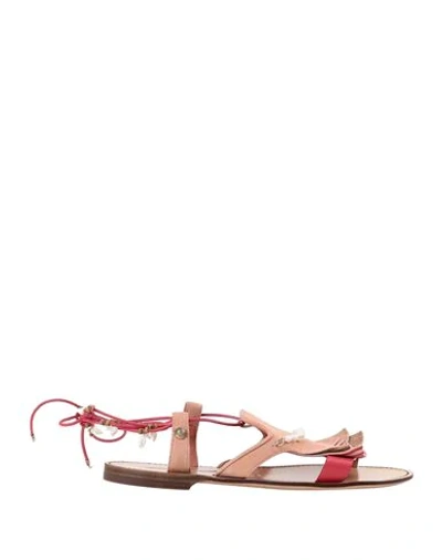 Santoni Sandals In Pink