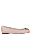 Dolce & Gabbana Ballet Flats In Light Pink