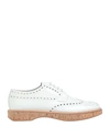CHURCH'S CHURCH'S WOMAN LACE-UP SHOES WHITE SIZE 10 SOFT LEATHER,17003185XN 9