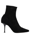 Sergio Rossi Ankle Boots In Black