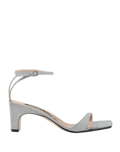 Sergio Rossi Sandals In Silver