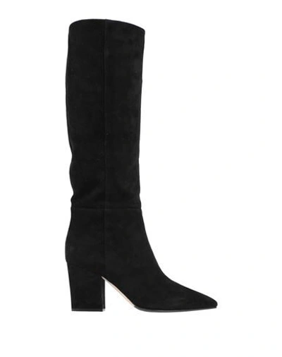 Sergio Rossi Knee Boots In Black