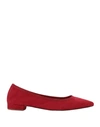 Ballerette Ballet Flats In Red