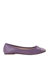 Ballerette Ballet Flats In Purple