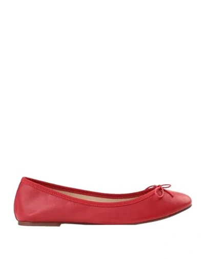 Ballerette Ballet Flats In Red