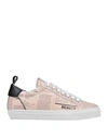 John Galliano Sneakers In Light Pink