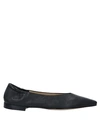 Pomme D'or Ballet Flats In Midnight Blue