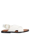 Joseph Criss-cross Flat Sandals In Ivory