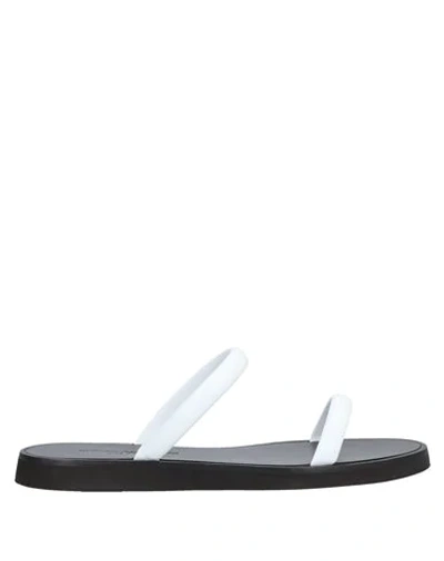 Emporio Armani Sandals In White