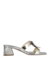 Roger Vivier Sandals In Grey