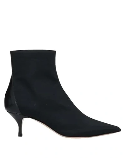 Emporio Armani Ankle Boots In Black