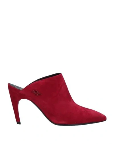 Roger Vivier Woman Mules & Clogs Red Size 6.5 Soft Leather In Red