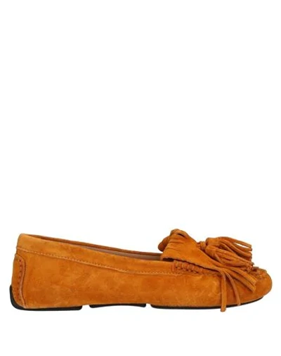 Boemos Loafers In Orange