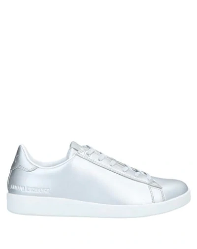 Armani Exchange Sneakers In Silver