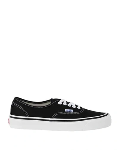 Vans Woman Sneakers Black Size 7 Textile Fibers
