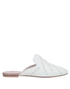 Anna Baiguera Mules & Clogs In White
