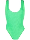 Reina Olga Shirred Stretch Swimsuit