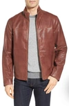 COLE HAAN SIGNATURE WASHED LEATHER JACKET,191635243907