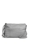 Day & Mood Molly Leather Crossbody Bag In Grey