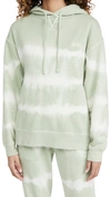 Wsly The Ecosoft Oversized Hoodie In Sage Tie Dye