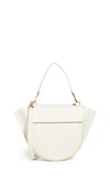 Wandler Hortensia Medium Calf Top-handle Bag In Cream Timber