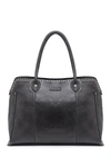 Old Trend Soul Stud Leather Satchel Bag In Slate