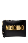 MOSCHINO LOGO LEATHER WALLET,194508680250