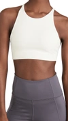 Girlfriend Collective Topanga Bra - Ivory In Ivory