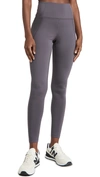Girlfriend Collective High Waist Full Length Leggings In Smoke
