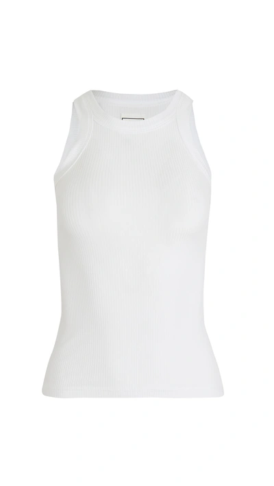 Wsly The Rivington Weekend Tank In White