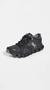 ON CLOUD X SNEAKERS BLACK/ASPHALT,ONRUN30015