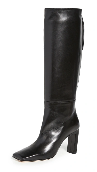 Wandler Isa 85mm Knee-high Boots In Black