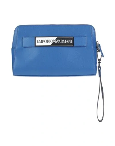 Emporio Armani Beauty Cases In Bright Blue