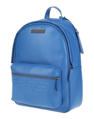 Emporio Armani Backpacks In Blue