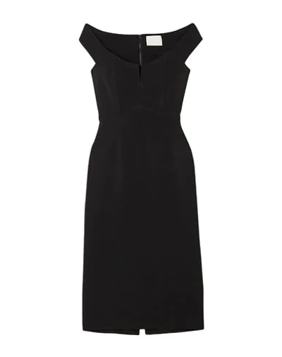 Dion Lee Off-the-shoulder Cady Midi Dress In Black