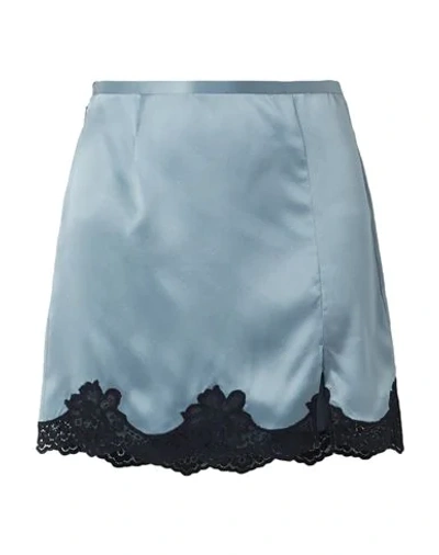 Fleur Du Mal Mini Skirts In Blue