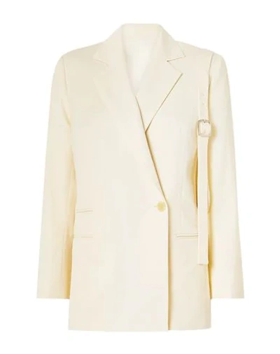 Commission Suit Jackets In White