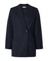 ANNA QUAN ANNA QUAN WOMAN SUIT JACKET MIDNIGHT BLUE SIZE 10 POLYESTER, WOOL, ELASTIC FIBRES, VISCOSE,49629392RQ 2