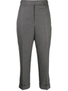 Thom Browne Straight-leg Trousers In Grau