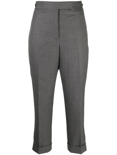 Thom Browne Straight-leg Trousers In Grau