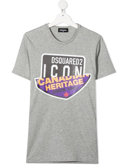 DSQUARED2 TEEN CANADIAN ICON T-SHIRT