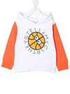 STELLA MCCARTNEY OVERSIZE LOGO BASKETBALL HOODIE