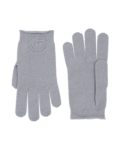 Giorgio Armani Gloves In Grey