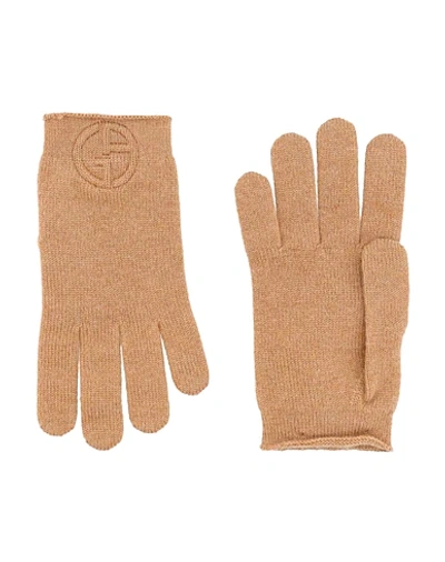 Giorgio Armani Gloves In Beige