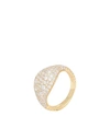 GALLERIA ARMADORO GALLERIA ARMADORO SPEIRA PAVE SIGNET WOMAN RING GOLD SIZE 4.5 925/1000 SILVER, 18KT GOLD-PLATED,50252255EG 17