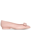 Ferragamo Viva Nylund Pink Leather Flats